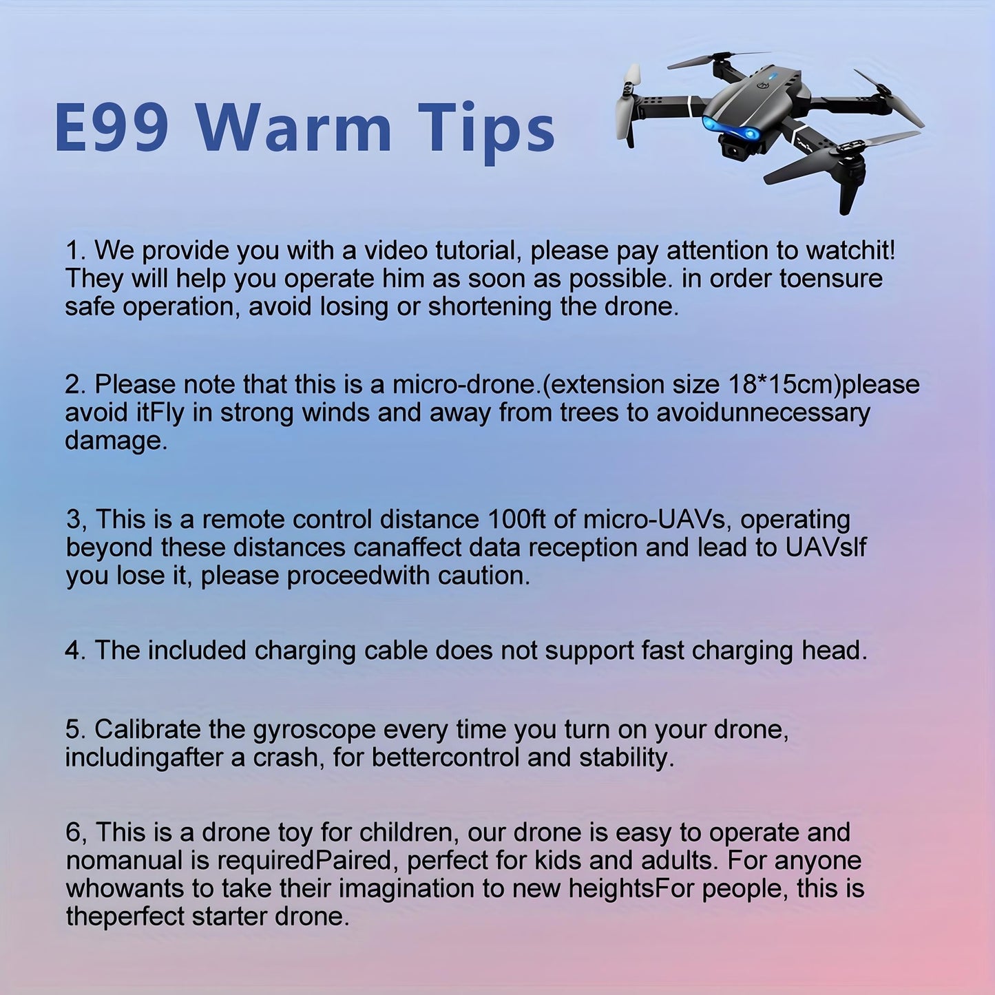 E99 Drone With Camera - Aerial Adventure for Beginners