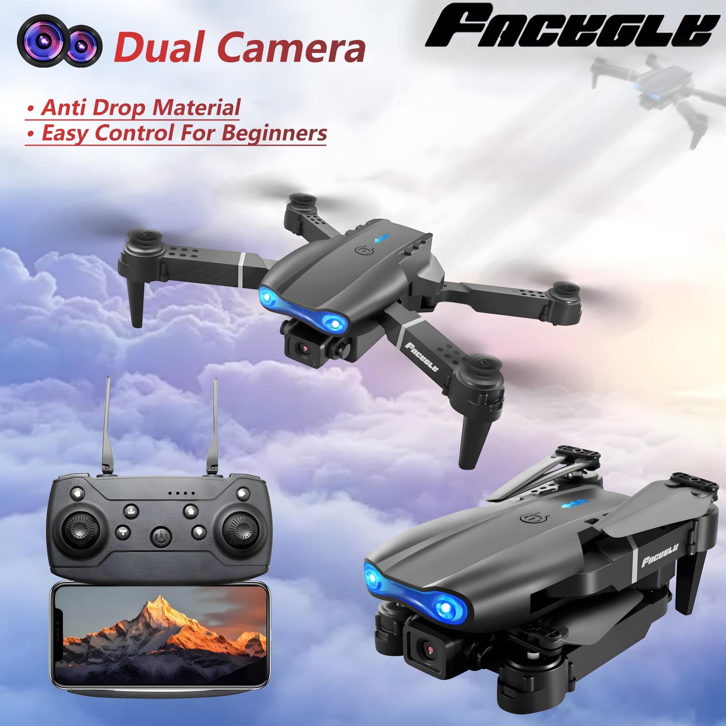 E99 Drone With Camera - Aerial Adventure for Beginners