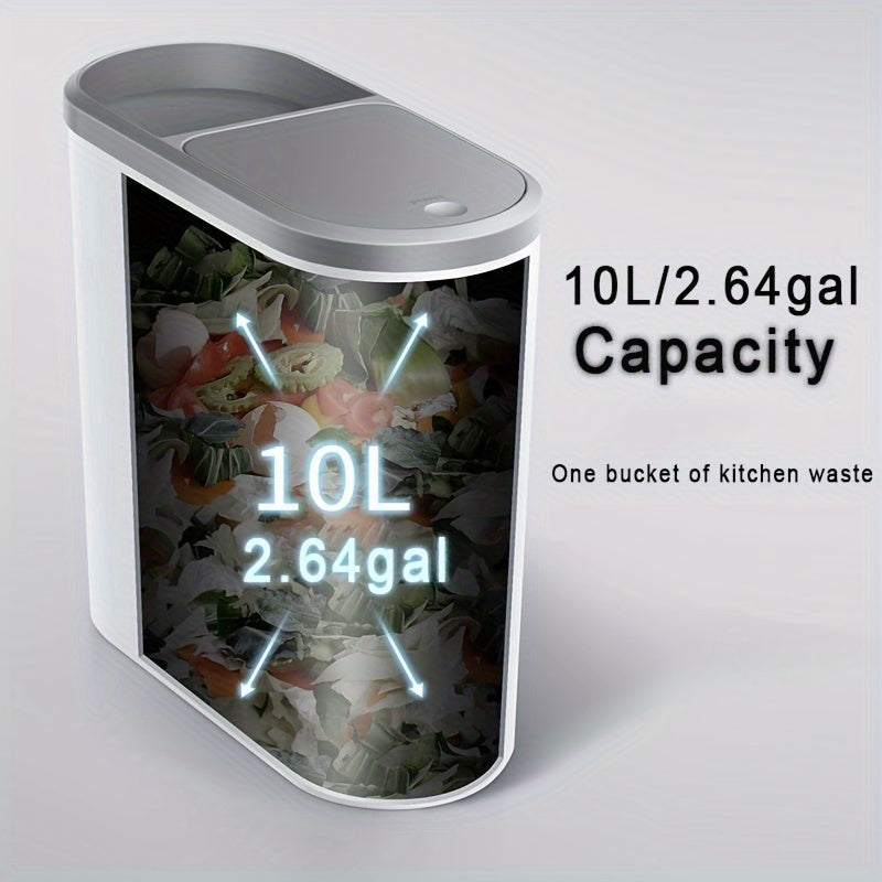 Creative Gap Waste Bin - 10L Bathroom Trash Can