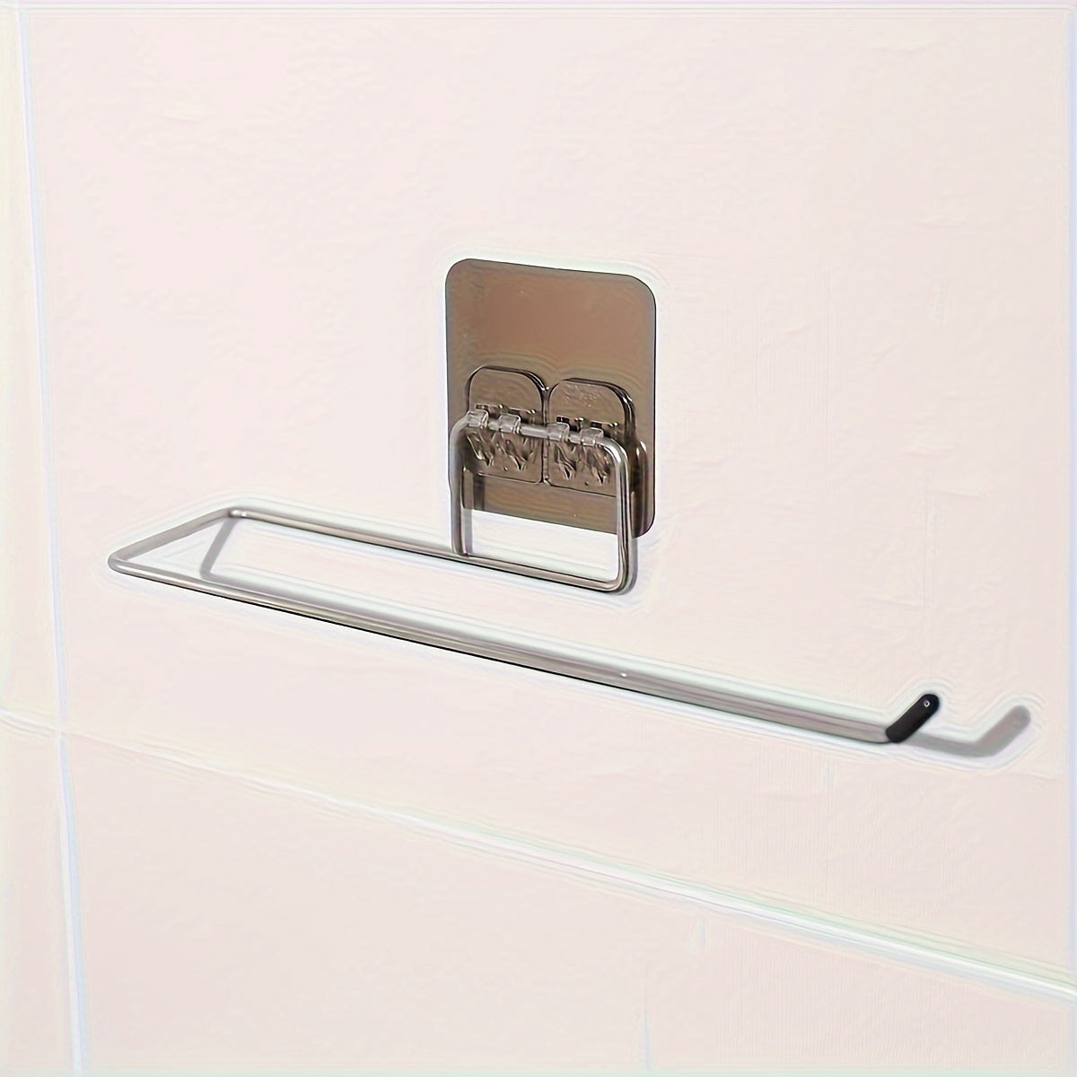 Self-Adhesive Paper Towel Holder - Wall Mount Stainless Steel Roll Organizer