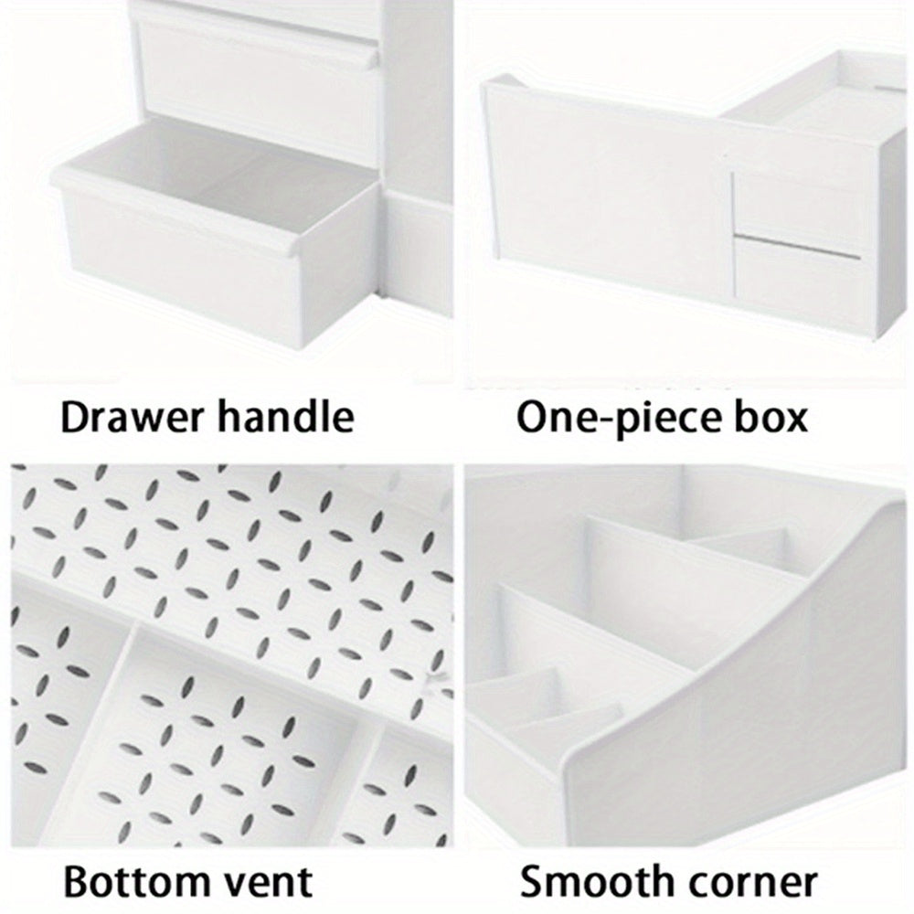 Makeup Storage Box with 2 Drawers