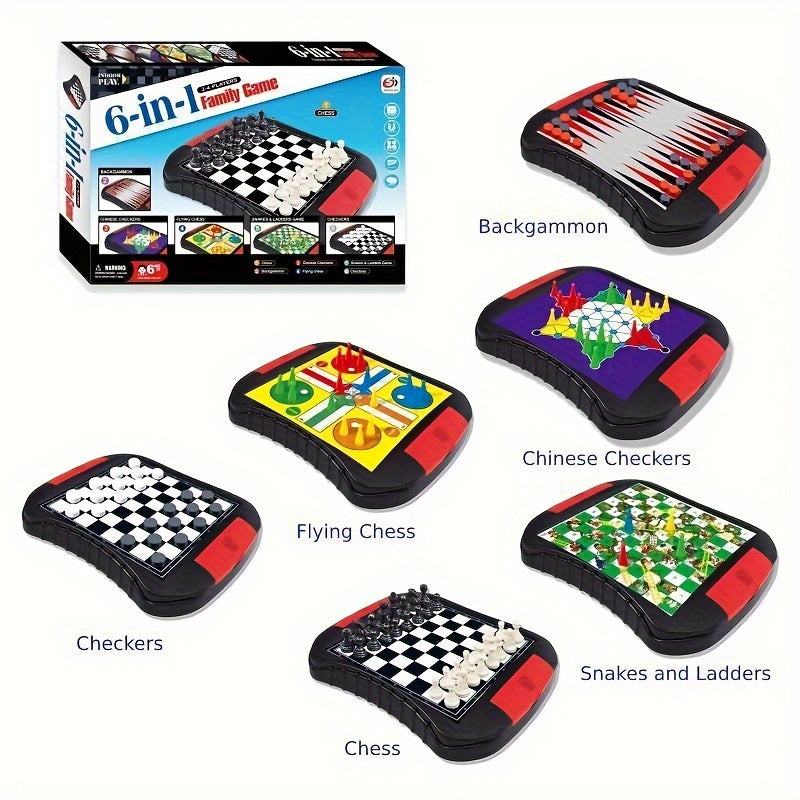 6-in-1 Family Game Set