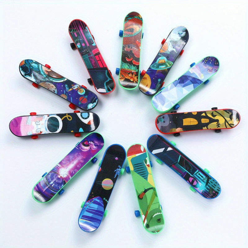 6 Pcs Mini Finger Skateboards