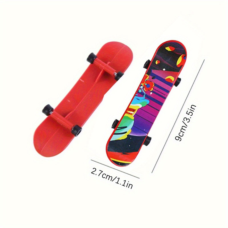 6 Pcs Mini Finger Skateboards