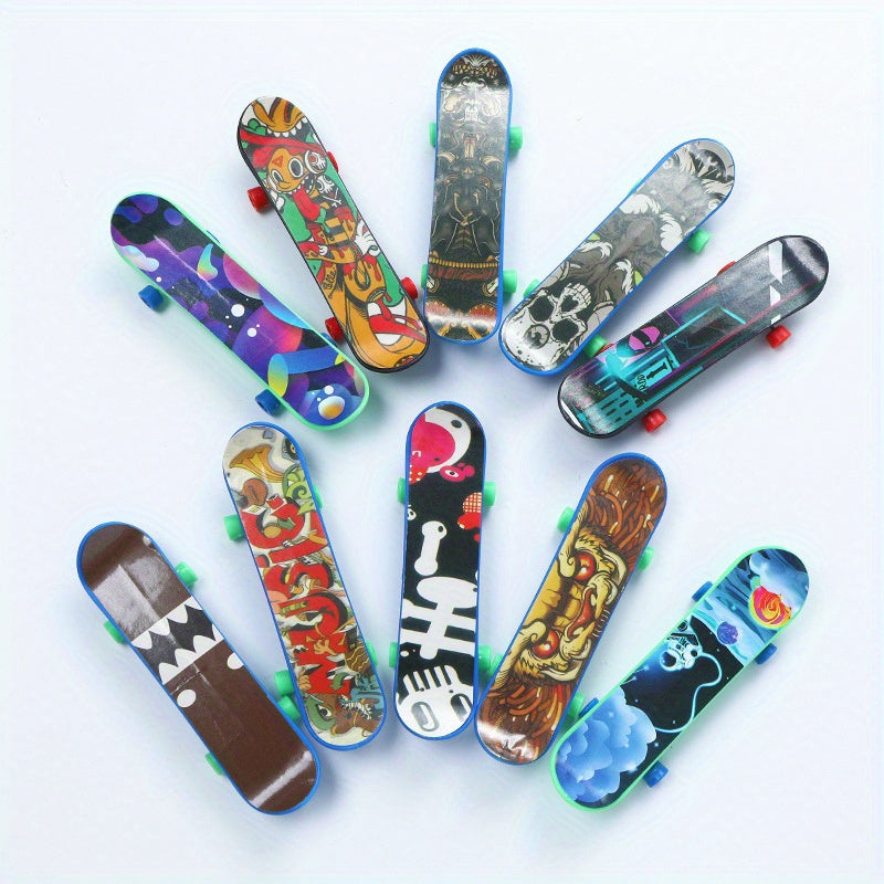 6 Pcs Mini Finger Skateboards