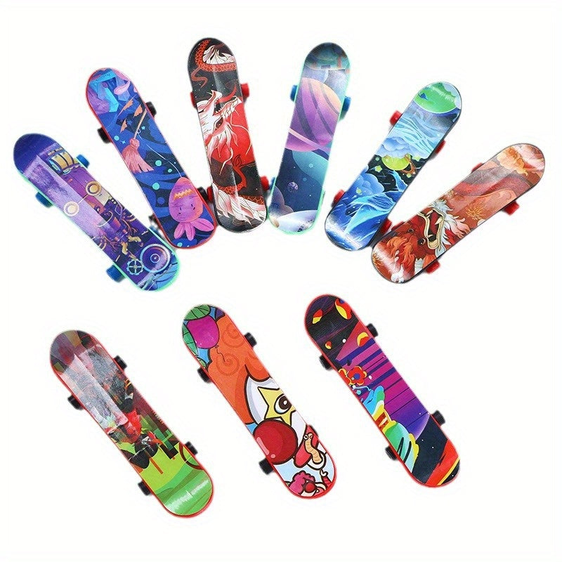 6 Pcs Mini Finger Skateboards