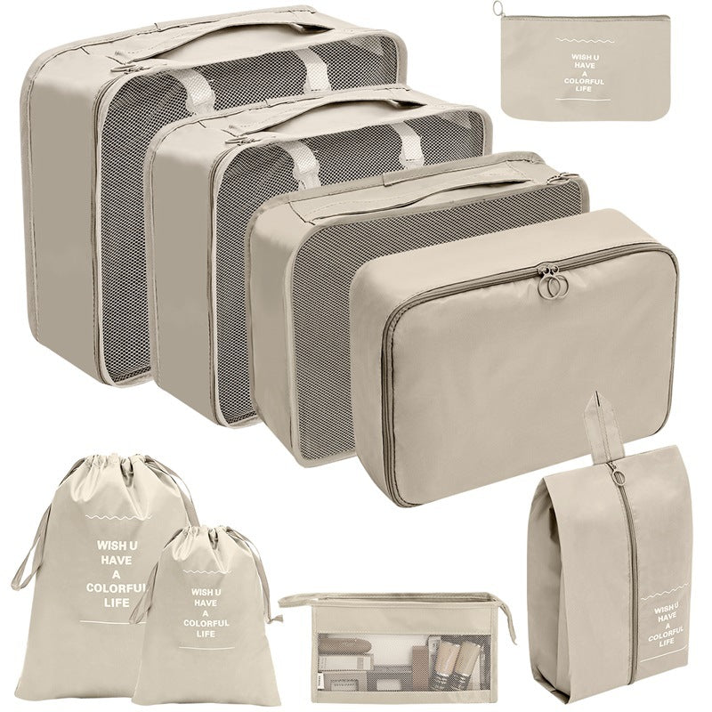 Travel Organizer Storage Bags Suitcase Packing Cubes Set_12