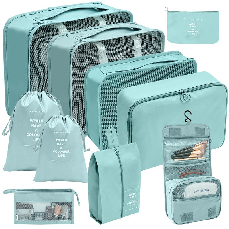 Travel Organizer Storage Bags Suitcase Packing Cubes Set_26