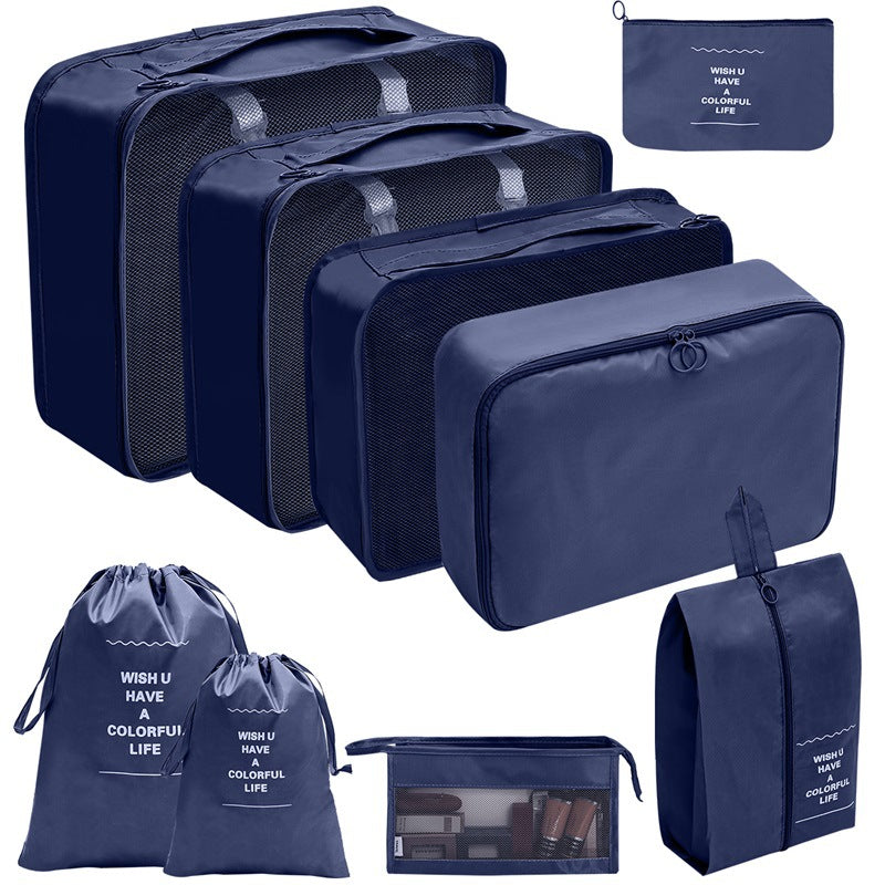 Travel Organizer Storage Bags Suitcase Packing Cubes Set_7