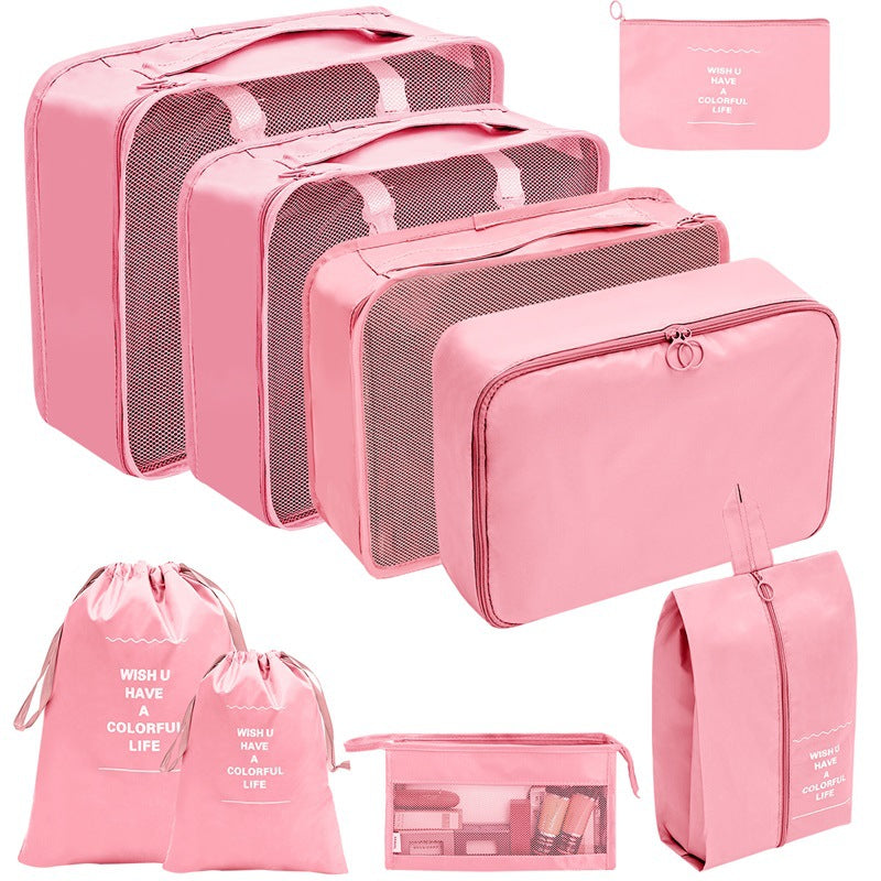 Travel Organizer Storage Bags Suitcase Packing Cubes Set_5