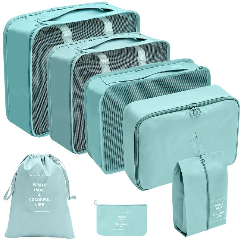 Travel Organizer Storage Bags Suitcase Packing Cubes Set_22