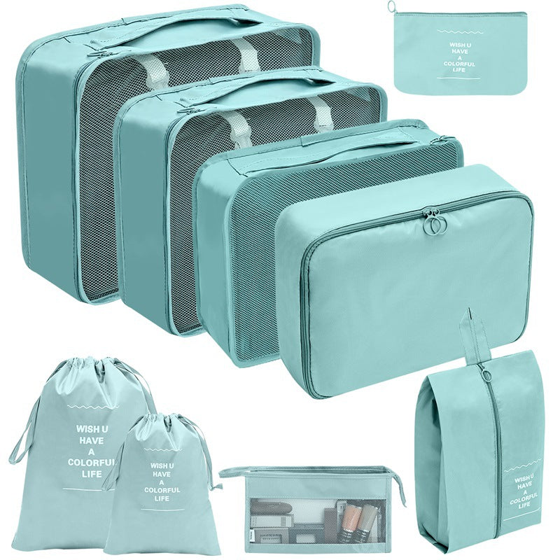 Travel Organizer Storage Bags Suitcase Packing Cubes Set_16