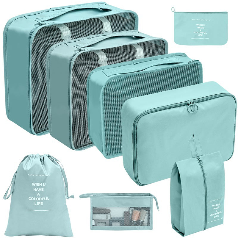 Travel Organizer Storage Bags Suitcase Packing Cubes Set_19