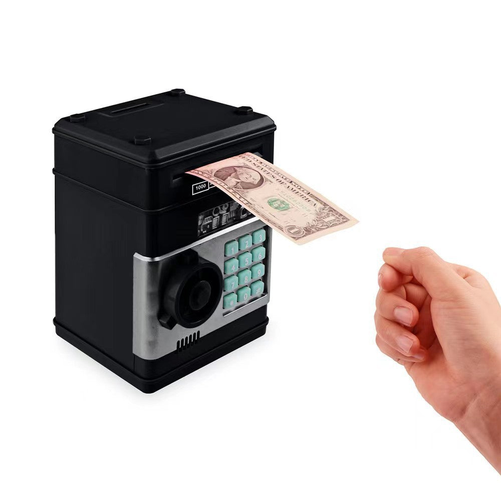 Electronic Piggy Bank Mini Safe Coins Cash Password Counter_4