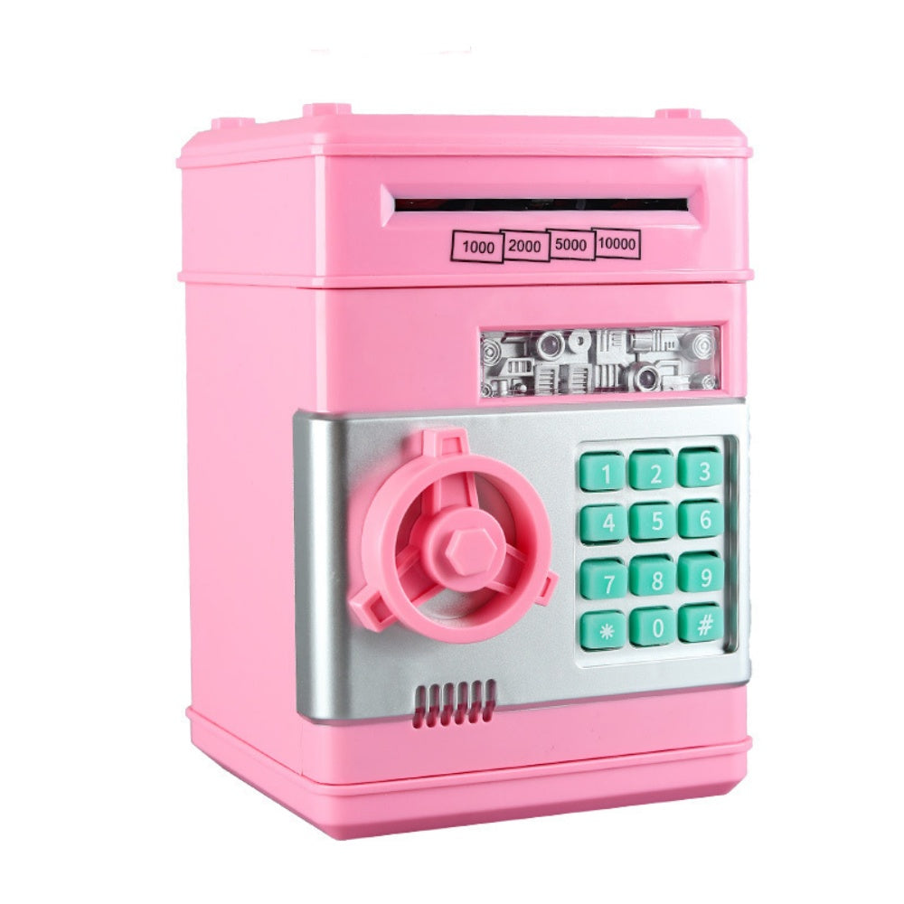 Electronic Piggy Bank Mini Safe Coins Cash Password Counter_5