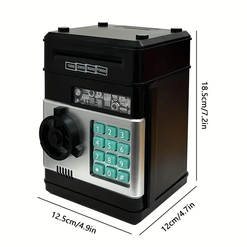 Electronic Piggy Bank Mini Safe Coins Cash Password Counter_8