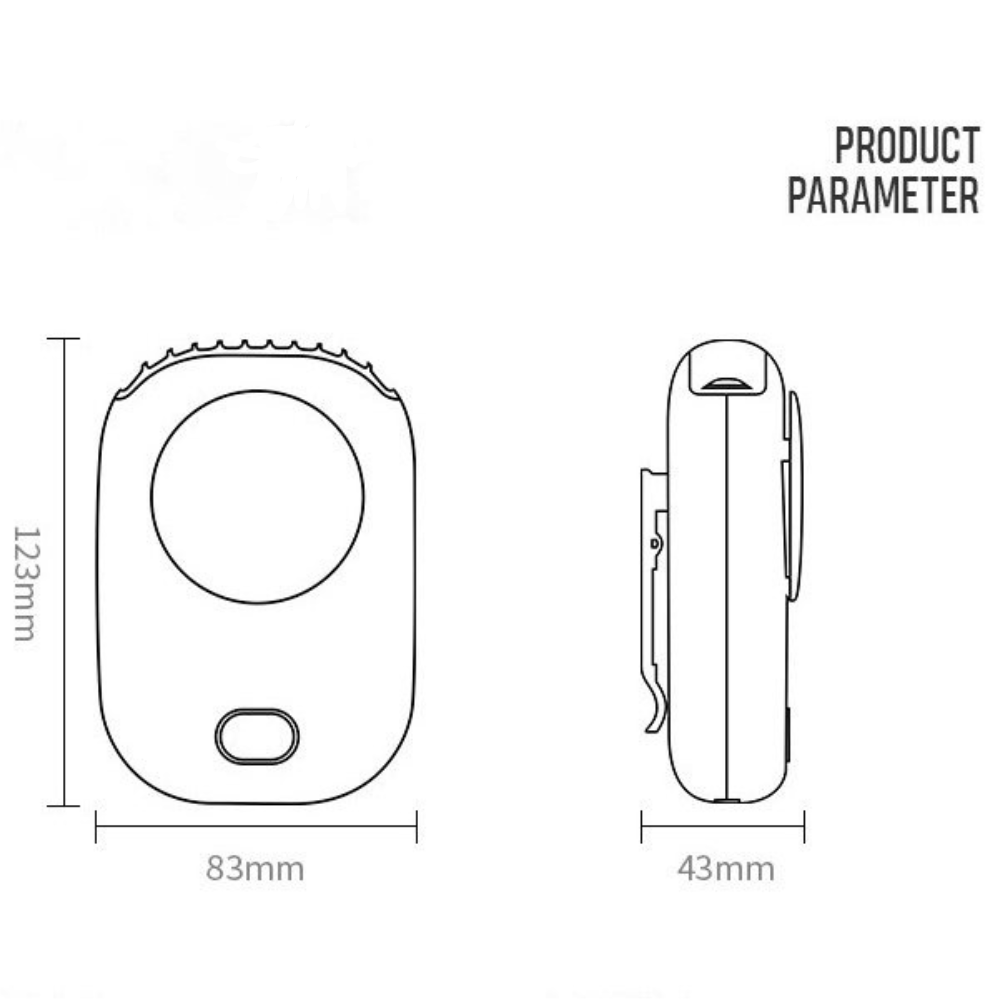 Ultra-Quiet Rechargeable Mini Fan for On-the-Go Cooling_8