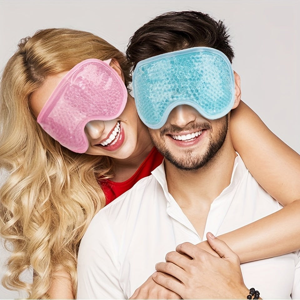 Cooling Eye Mask - Reusable Gel Eye Mask for Puffy Eyes and Migraines