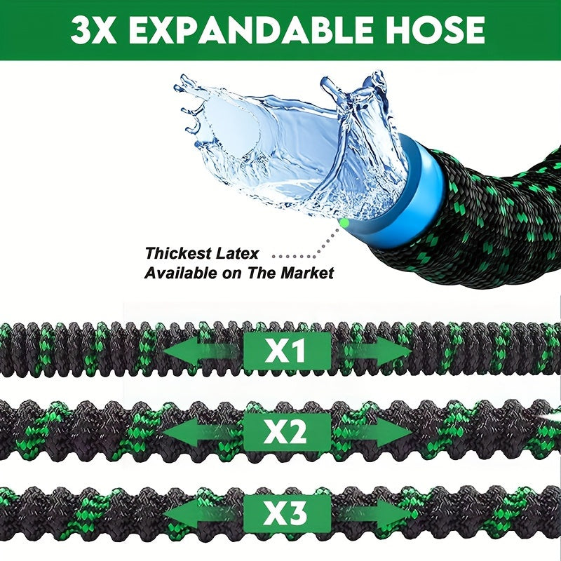 Expandable & Retractable Garden Hose Set