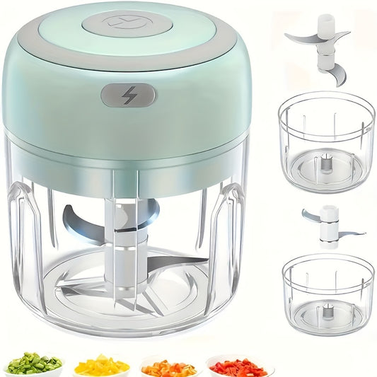 Electric Mini Garlic Chopper USB Meat Grinder