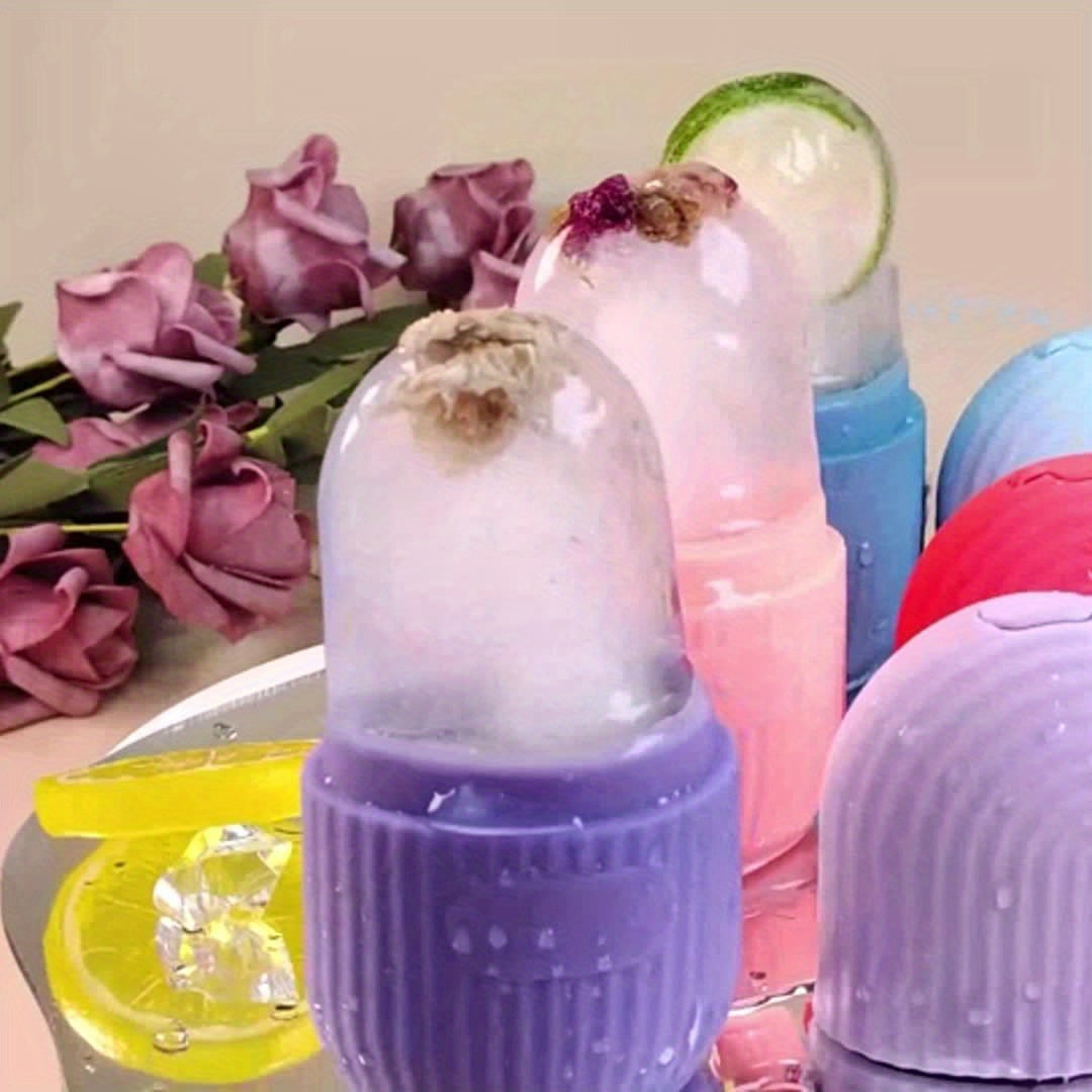 Ice Face Roller & Face Wash Headband And Wristband Set