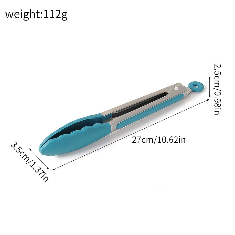 Silicone Kitchen Tongs - 22.86 Cm Heat Resistant BBQ Tool