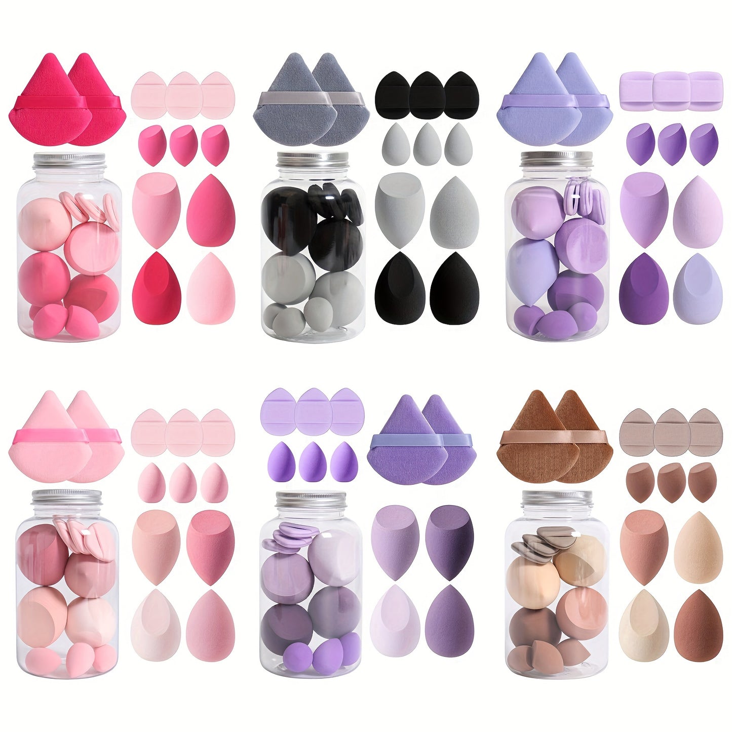 12-Piece Makeup Sponge Set for Flawless Application