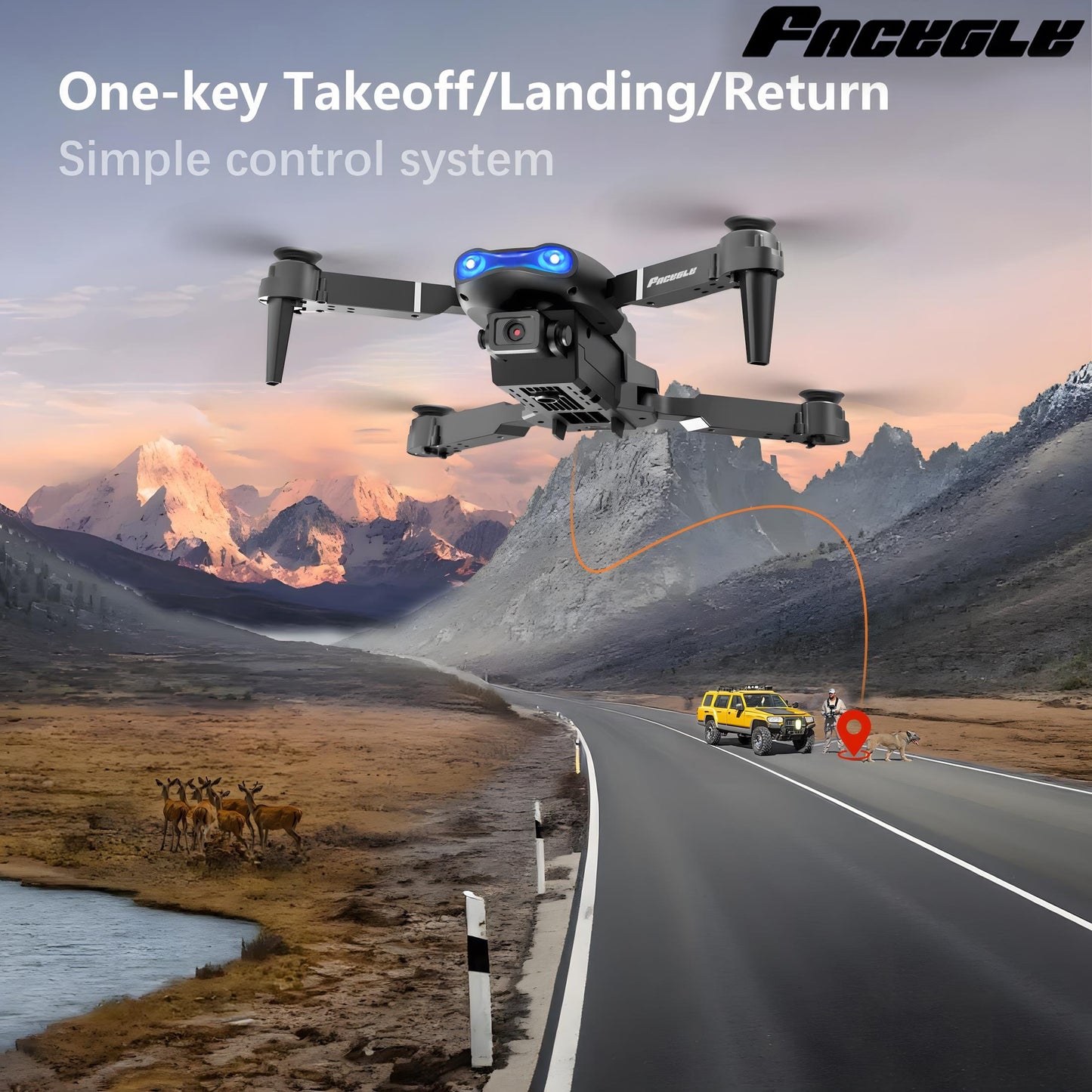 E99 Drone With Camera - Aerial Adventure for Beginners