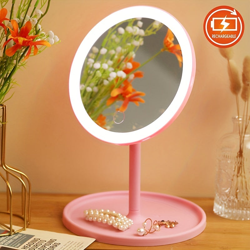 Circular LED Vanity Mirror