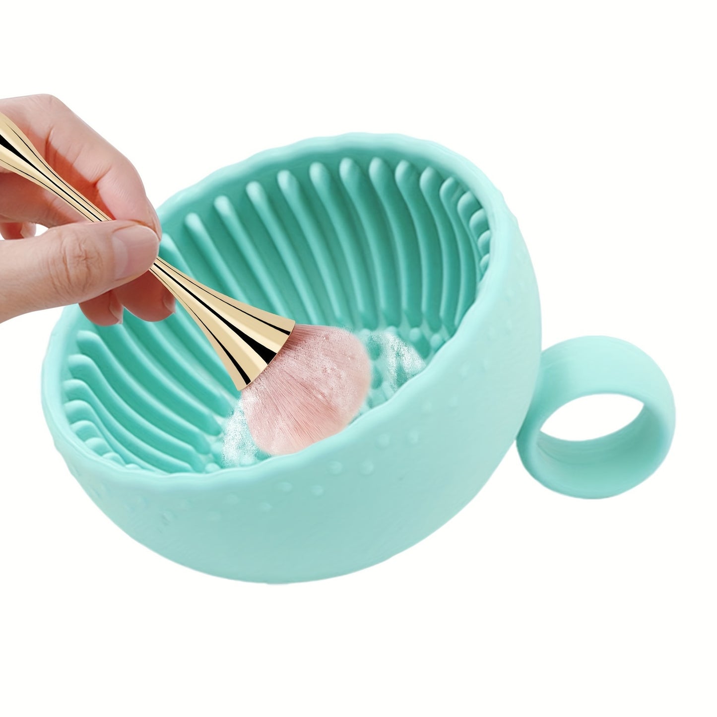 Portable Makeup Brush Cleaner Bowl