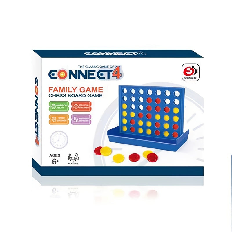 CONNECT 4 Board Game - Classic Four In A Row for Fun Family Play