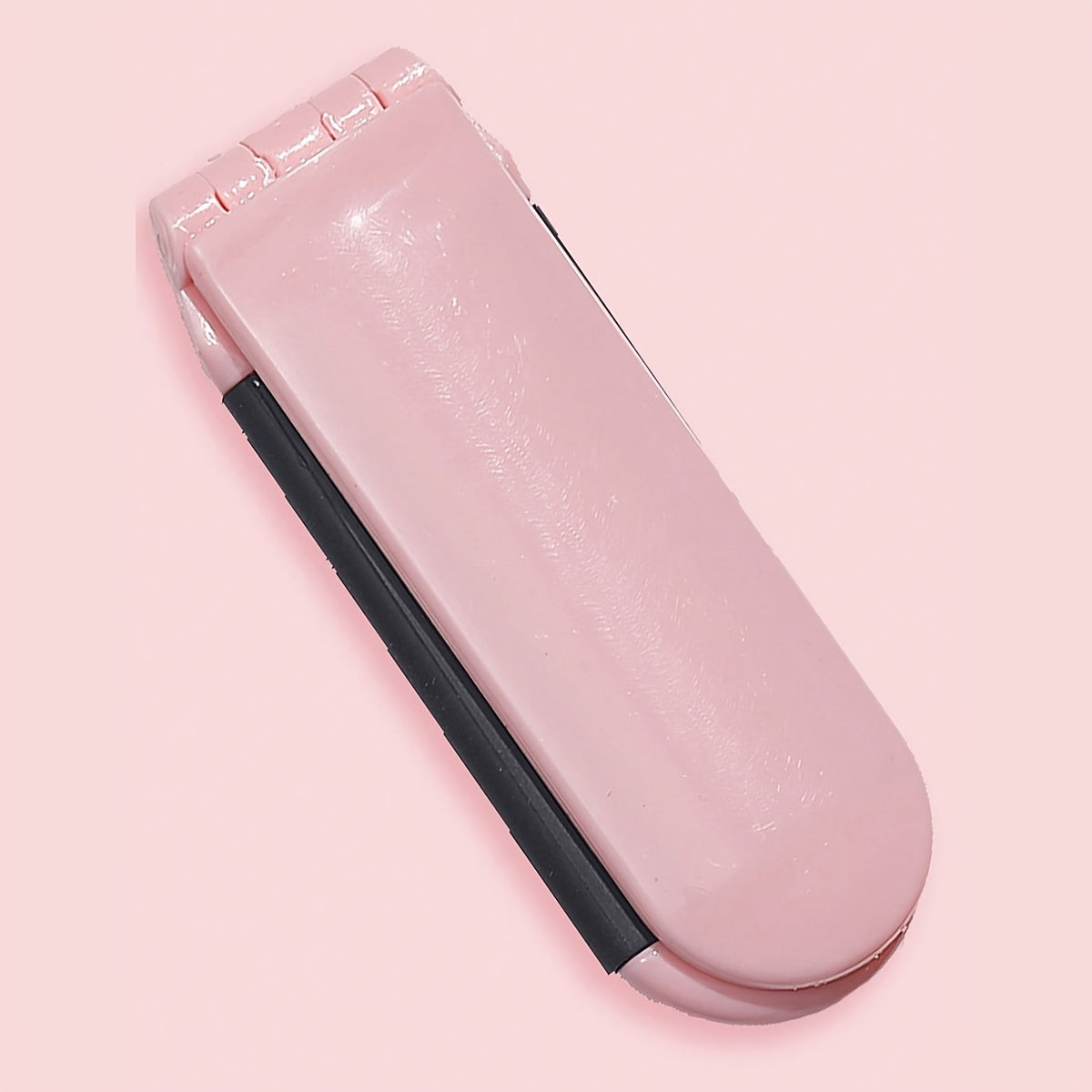 Portable Folding Hair Brush With Mirror