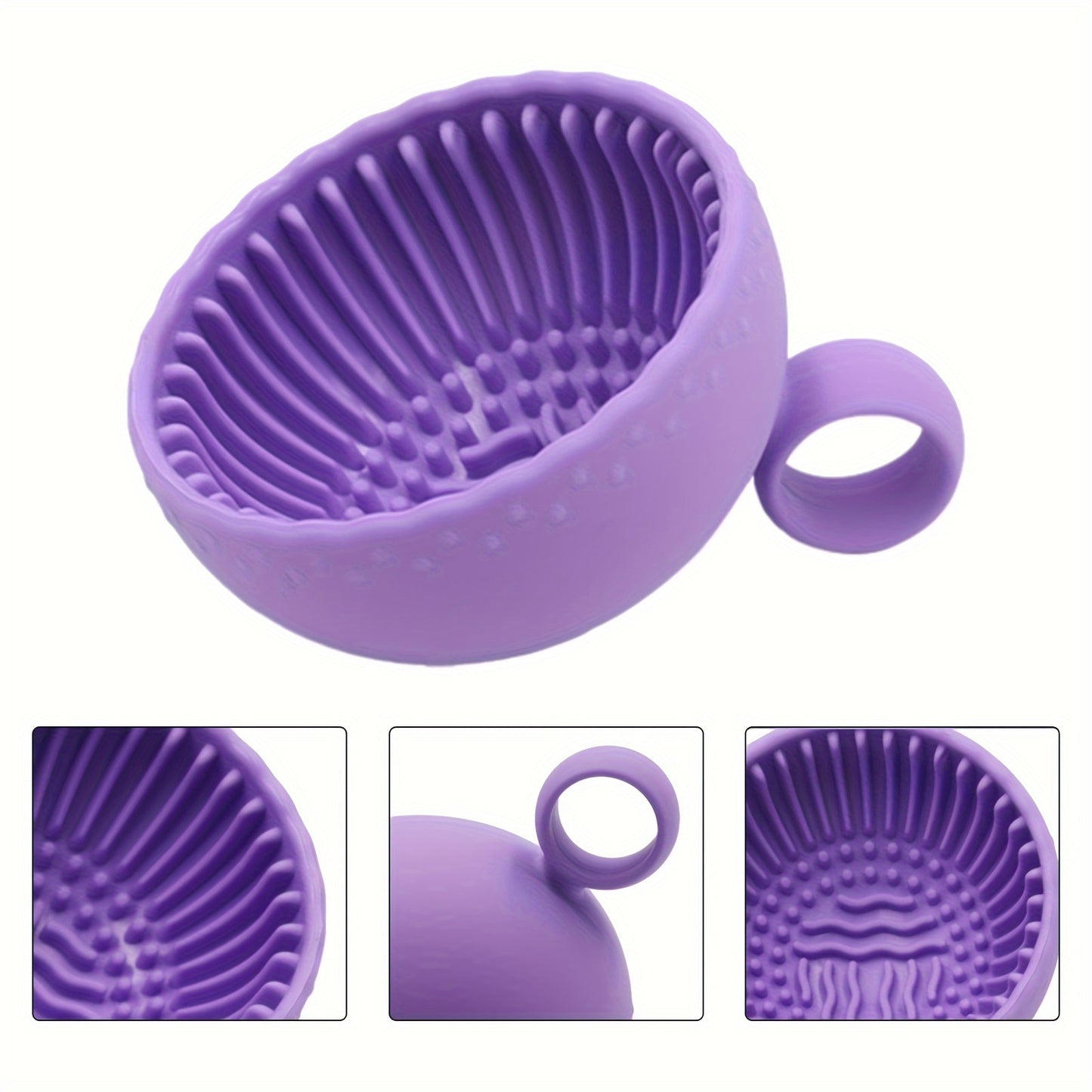 Portable Makeup Brush Cleaner Bowl