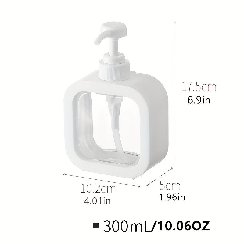 300/500ml Bathroom Soap Dispensers - Refillable Lotion, Shampoo & Shower Gel Holder