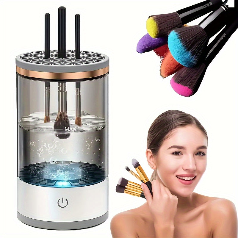 USB-Powered Electric Makeup Brush Cleaner and Dryer