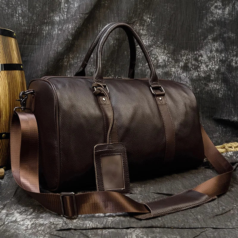 Luxury Genuine Leather Travel Bag