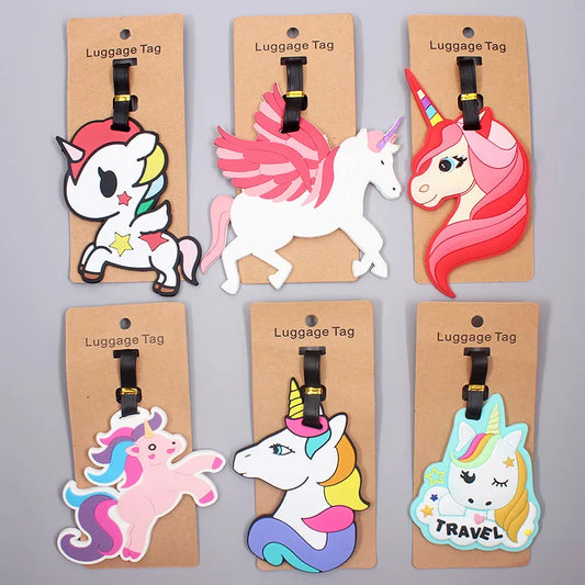 Cute Unicorns Animals Luggage Tag