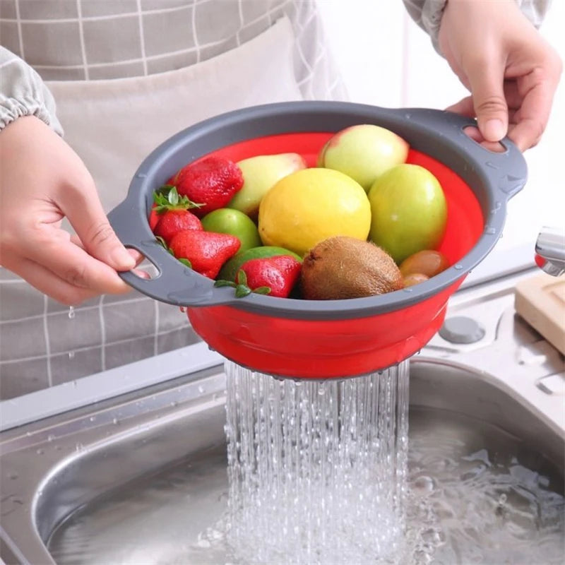 Foldable Strainer Colander Kitchen Storage Tool