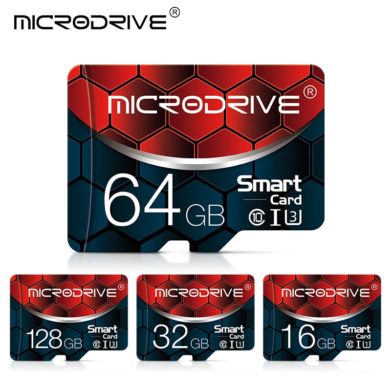 MicroDrive Micro TF SD Card - 16GB, 32GB, 64GB, 128GB