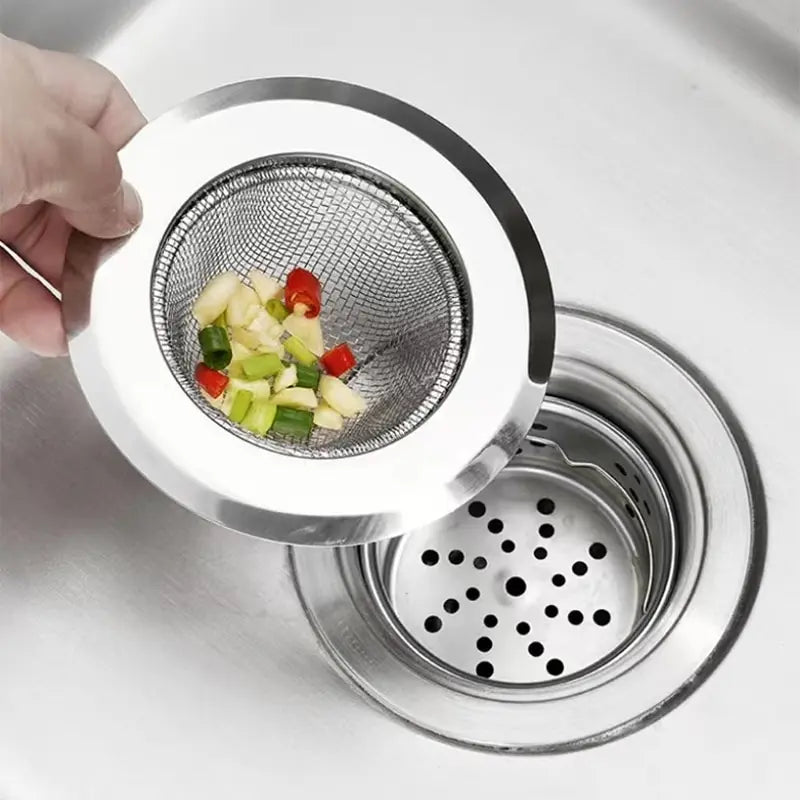 Stainless Steel Sink Strainer - Anti-Blocking Solution