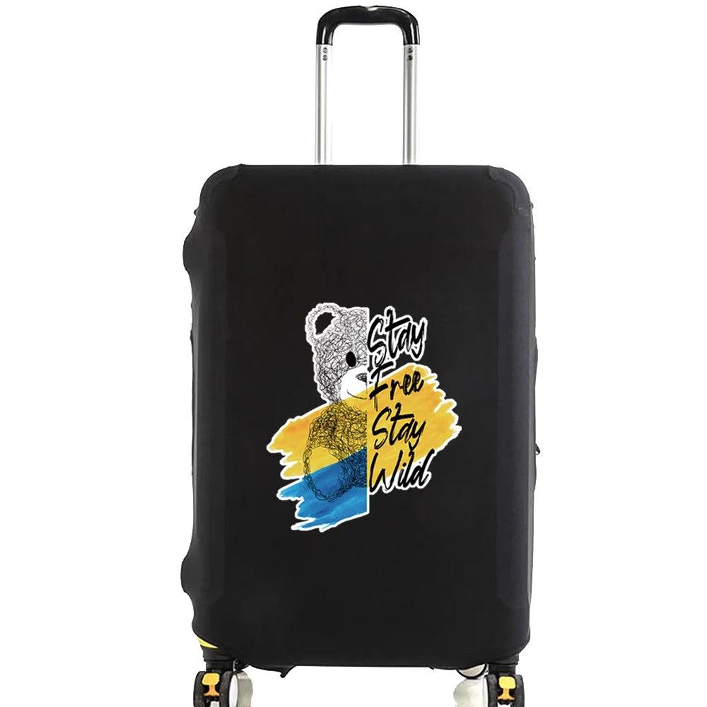 Bear Series Pattern Luggage Protective Cover