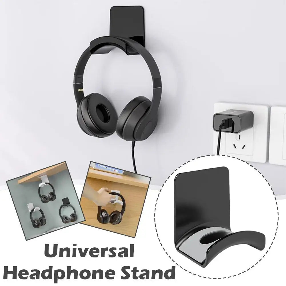 BUDI Universal Headphone Stand Wall Mount