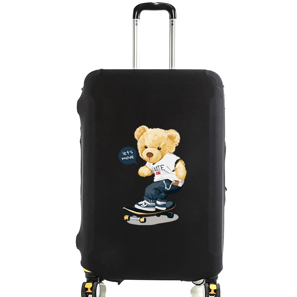 Bear Series Pattern Luggage Protective Cover