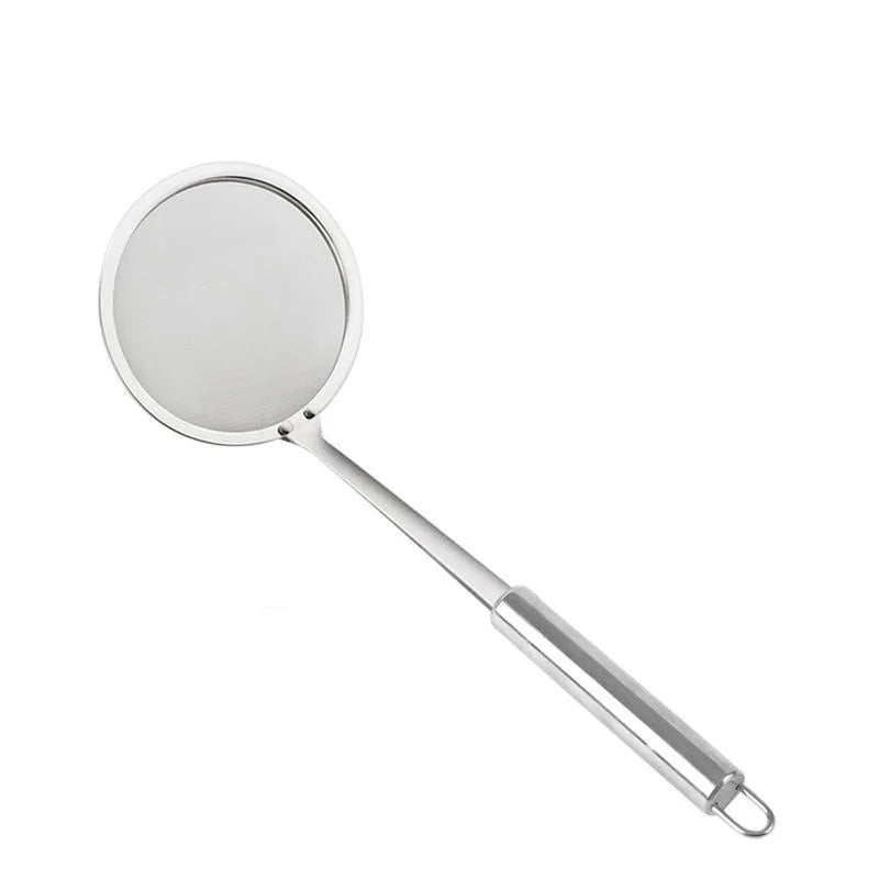 Fine Mesh 304 Stainless Steel Strainer Sieve - Perfect for Juice, Eggs, Coffee, Tea, and Vegetables