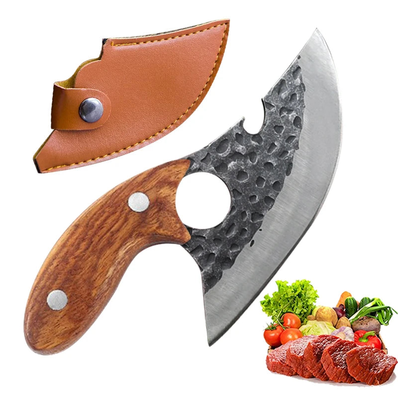 Multifunctional Meat Cleaver - Stainless Steel Kitchen Knife