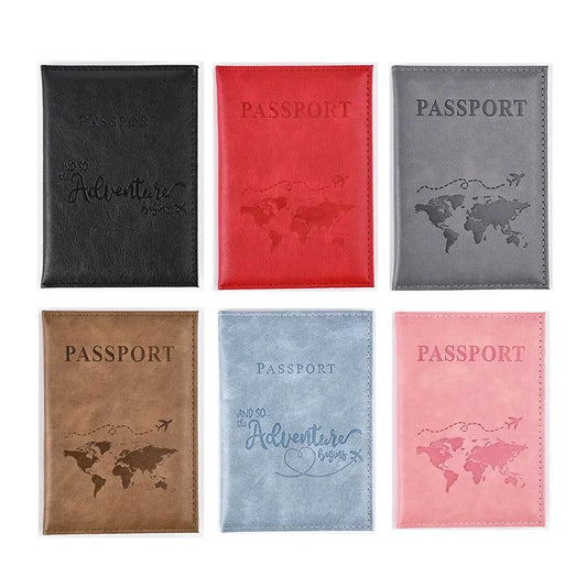 Elegant PU Leather Passport Cover