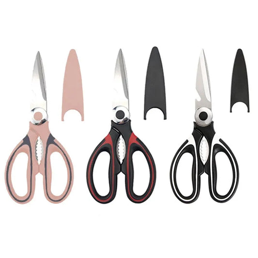 Stainless Steel Kitchen Scissors - Multifunctional Household Tool