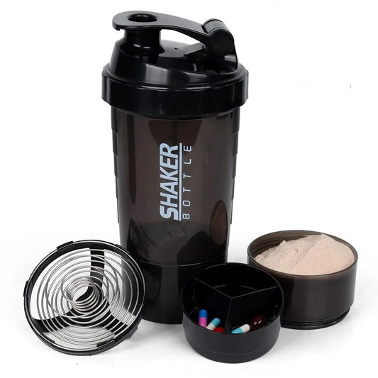 3 Layer Shaker Protein Bottle