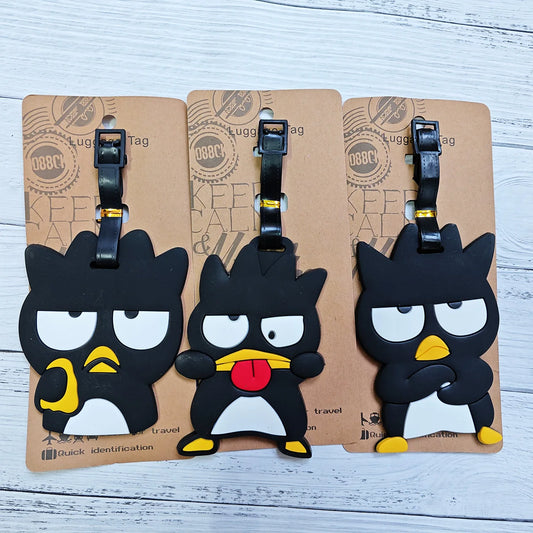 Cartoon Design Penguin Anime Luggage Tag