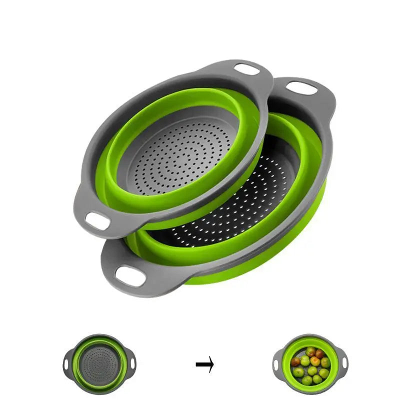 Foldable Strainer Colander Kitchen Storage Tool